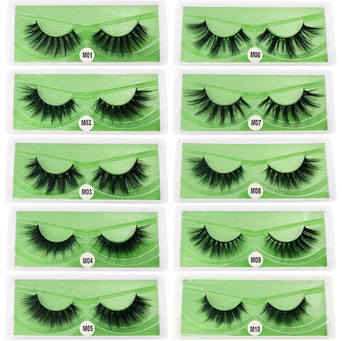 Cílios de vison 3D maquiagem de maquiagem de olho de olho cílios falsos cílios falsos e cílios falsos de cílios de cílios de extensão Ferramentas de beleza Multi Style Factory Ferramentas de beleza ocular populares