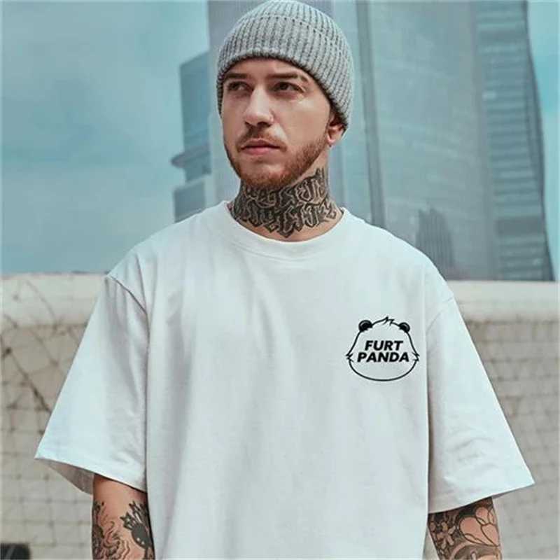 Herr t-shirts 2024 herrar kort slved hip hop t-shirt casual strt kläder arg blink tryck sommar harajuku mode y2k strt kläder y240429