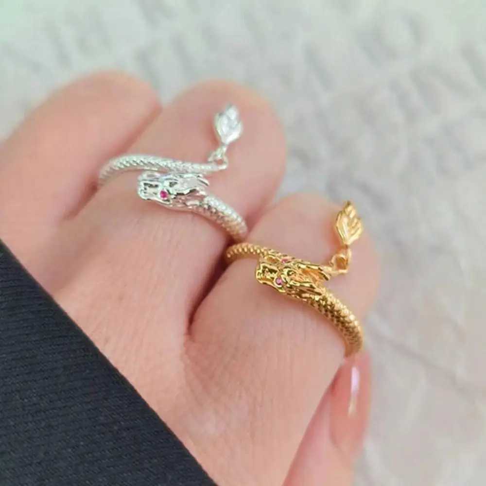 Anneaux de mariage Dragons réglables queue Qiankun Lucky Ring Gifts Newyear apportez une bonne chance