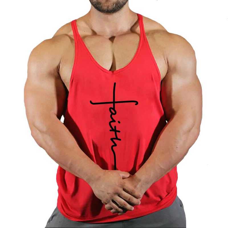 Tobs de débardeur pour hommes Tobe réservoir d'été Bodybuilding 2023 Gyms Vêtements Men Shirt Slim Fit Vestes Mesh Singlets Muscle Tops T240428