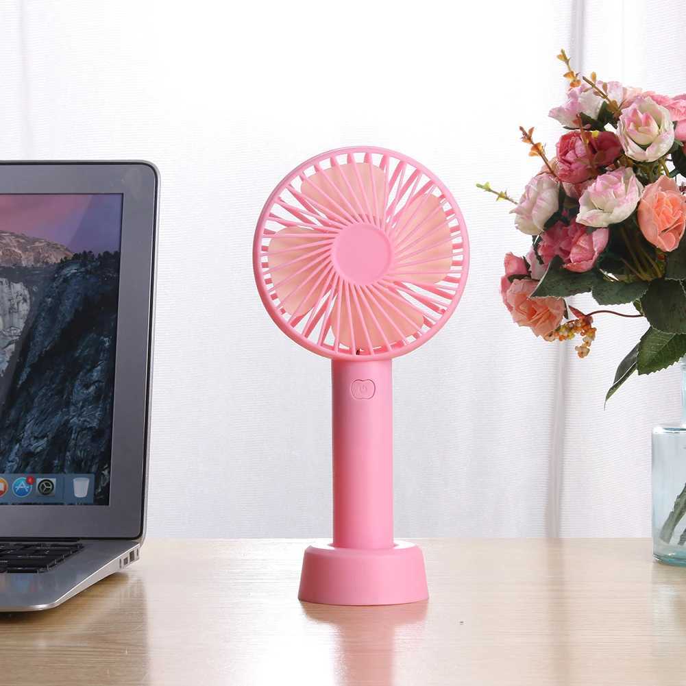 Fãs elétricos 2023 Novo ventilador elétrico portátil 2000mAh Recarregável Fan Mini Fan USB Fan para acampar condicionadores de ar portáteis Air Cooler D240429