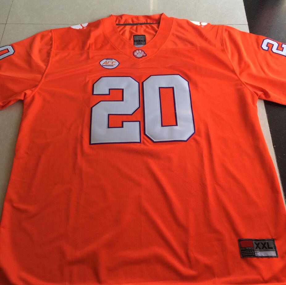 Clemson Tigers Football Jersey Trevor Lawrence Travis Etienne Jr. Amari Rodgers Isaiah Simmons Tee Higgins Hunter Renfrow Deshaun Watson Hopkins