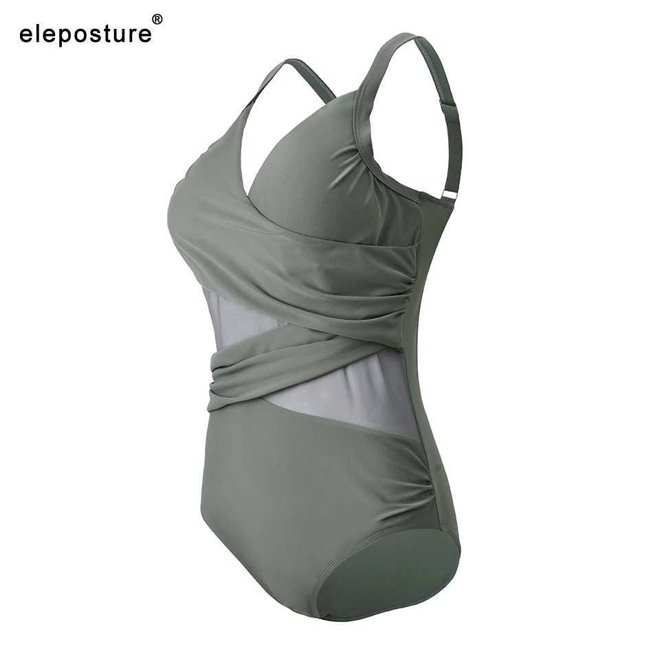 Swimwear féminin 2023 Nouveau maillot de bain sexy en une pièce Femme Mesh Patchwork Bathing mail