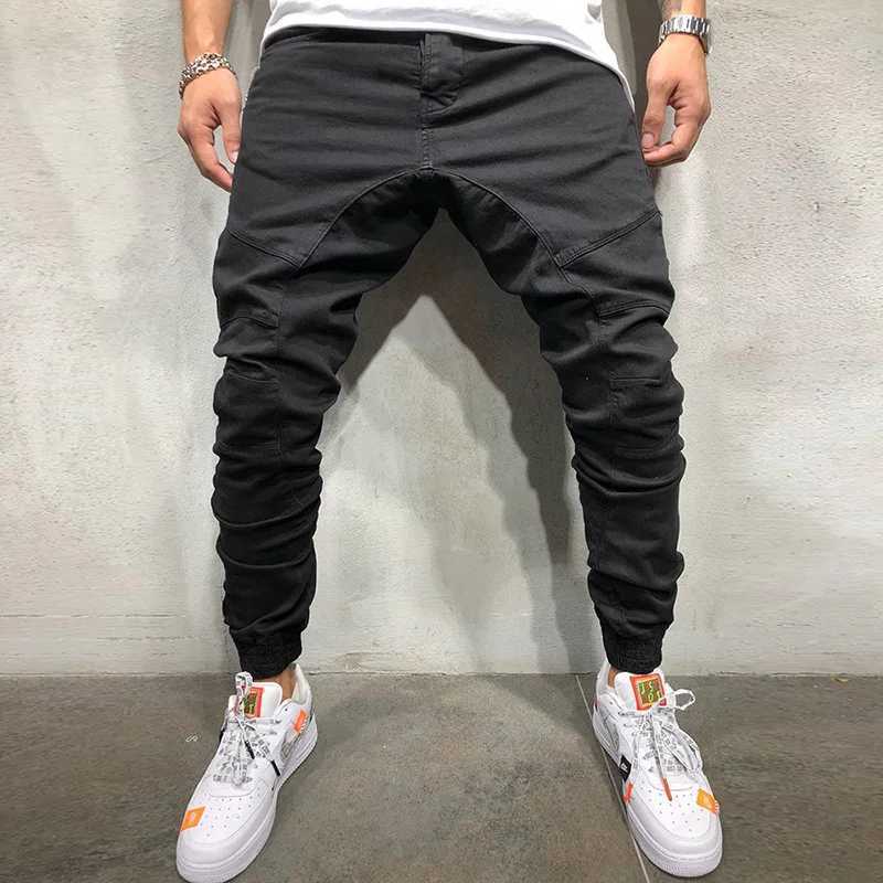 Men's Pants Autumn Mens Pants Hip Hop Side Zipper Panel Solid Color Simple Fashion Sports Mens Casual Work Pants Freight Pants Mens J240429