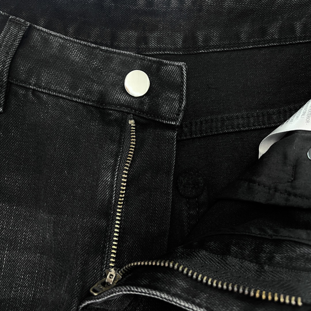 2024 Spring herfst borduurbrief afdrukken zipper herenjeans gebleekte licht gewassen man's lange potloodbroek wcnz136