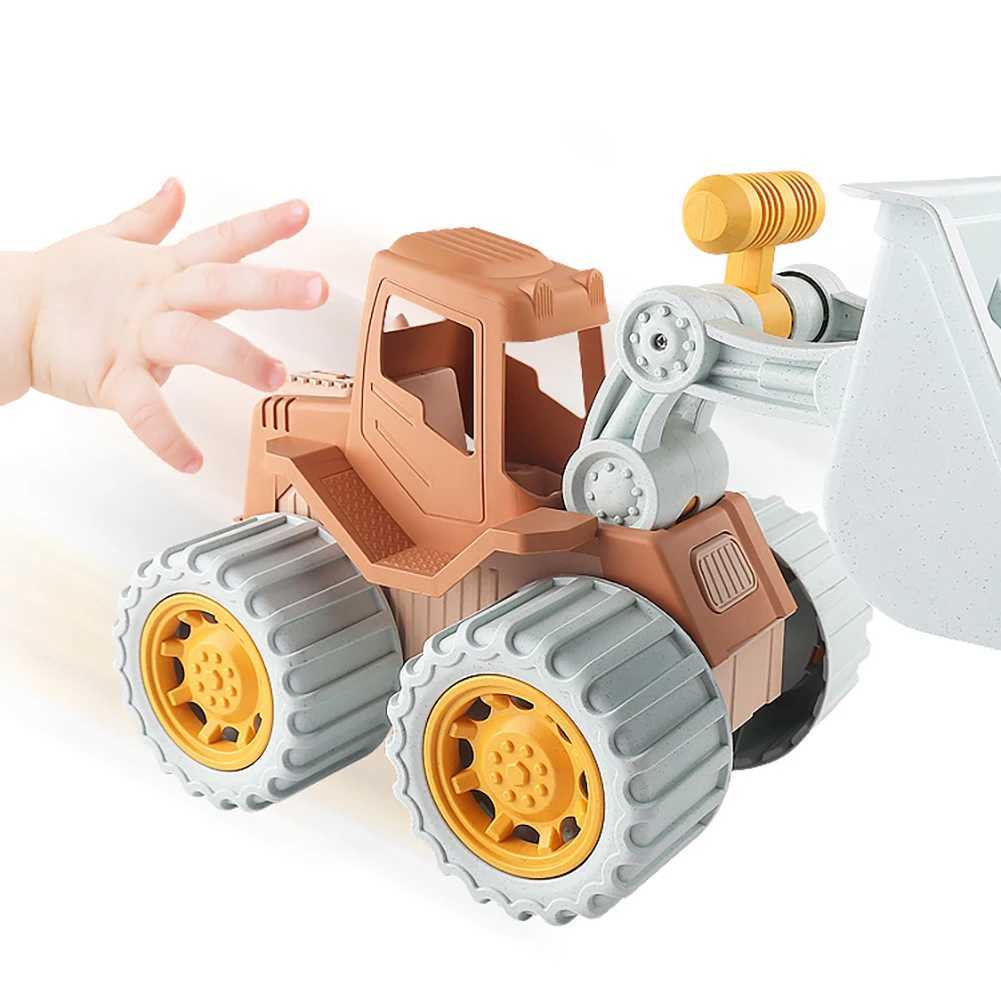 Sand Play Water Fun Kids Bulldozer Summer Beach Toys Simulation Engineering Vehicle Seaside Sand Water Game Toys For Gifts d240429