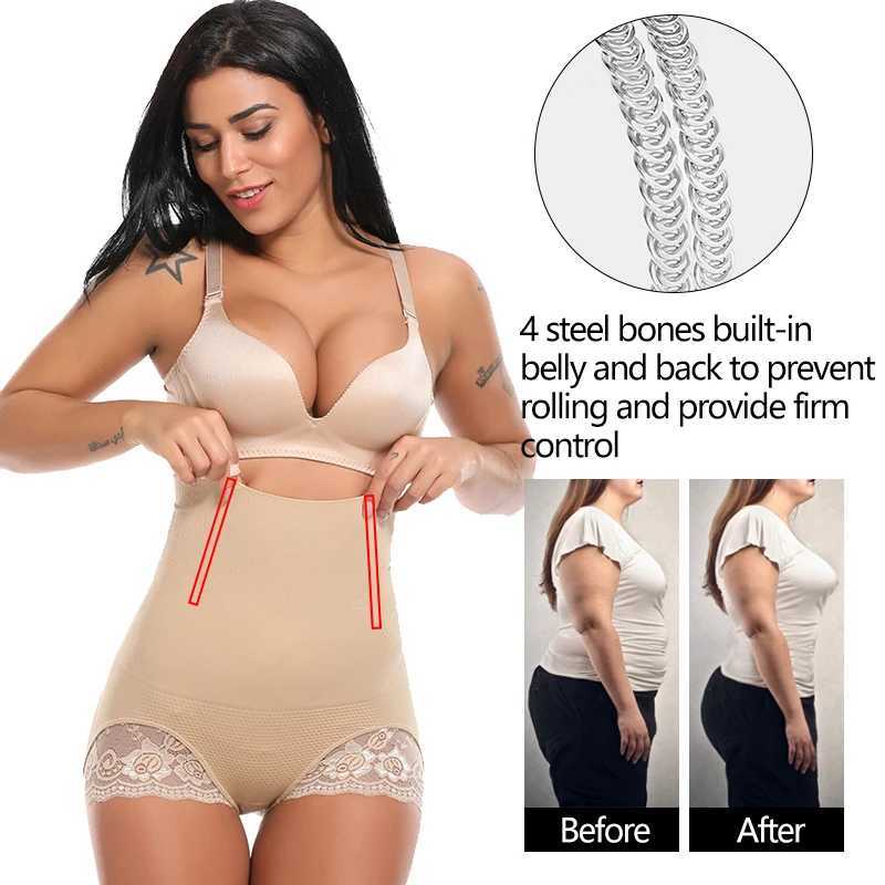 Women's Shapers Women Butt Lifter Body Shaper Trainer Cinchers Push Up Zirdle Wysoka talia