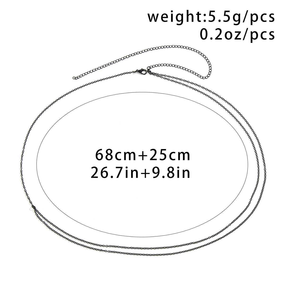 Pasy łańcucha talii Ingesight. Z minimalistyczny czarny metalowy łańcuch metalowy łańcuch punkowy seksowne damskie brzuch letnie biżuteria na plażę D240430