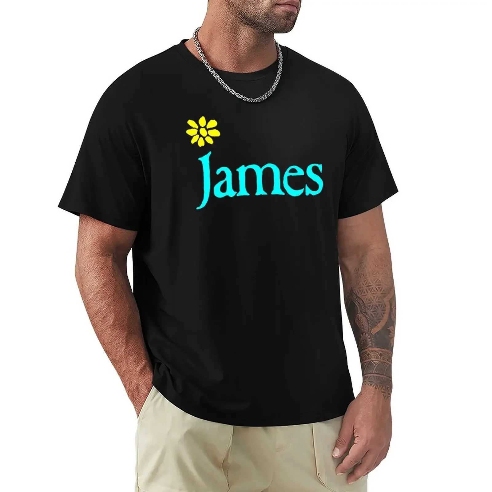 T-shirts masculins T-shirt James Band Clothing Aesthetics Plus tailles Homme personnalisé Couleur solide T-shirtl2403