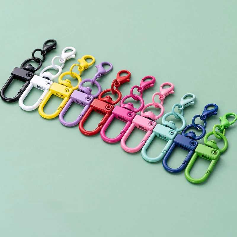 Chiavi di portachiavi /lotto 13x50mm Class aragosta Clips a catena colorata anello gancio con fibbia sacca auto portano gioielli fai -da -te che producono accessori Q240429