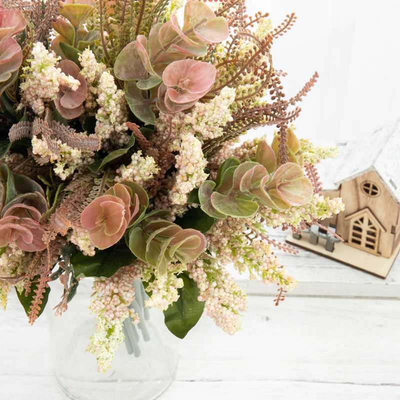 Fiori secchi Bubble erba fai -da -te fiore artificiale Lettera di mano naturale bouquet decorazione fai -da -te casa giardino matrimonio da sposa da sposa pianta