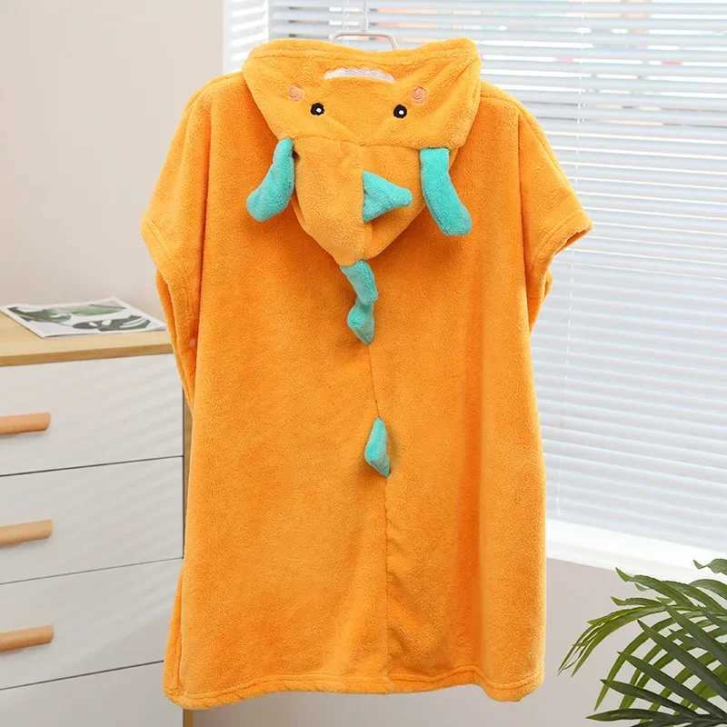 Serviettes robes bébé pyjamas swets à swamas dessin animé dinosaures enfants serviettes de salle de bain serviettes de salle de bain serviettes de bain doux serviettes de bain bébé