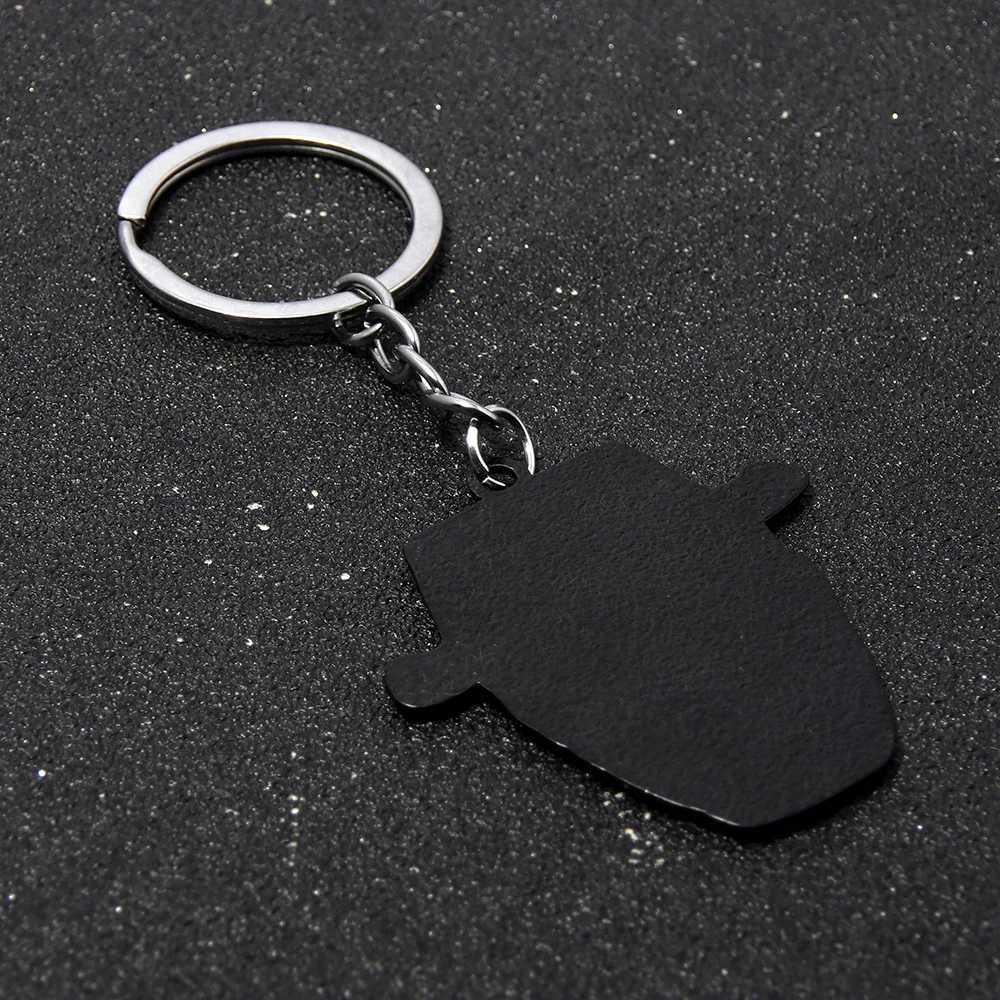 Keychains Lanyards Nouveau TV Keychain Scrame clé Walter White Keychain Metal Pendre Pendre Charming Jewelry Backpack Accessoires Q240429