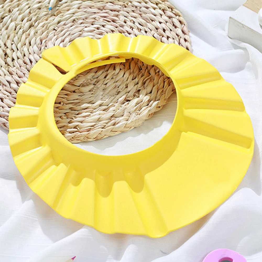 Dusch Caps Justerbart baby shower Cap Eye and Ear Protection Watertproof Shampoo Dusch Coverl2404