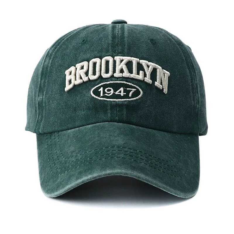 Capsini a sfera 2023 di alta qualità Brooklyn Cappello ricamato ricamato Vintage Verde Verde Baseball Baseball Gorilla Hombre Q240429