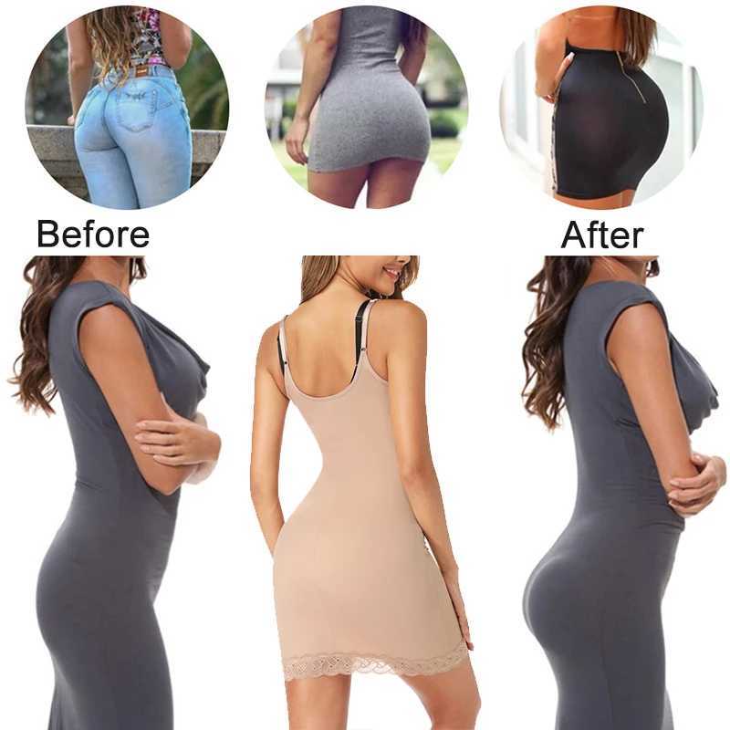 Shapers feminino Shapewear completo para mulheres sob os vestidos Limpa da cintura de controle de barriga lison