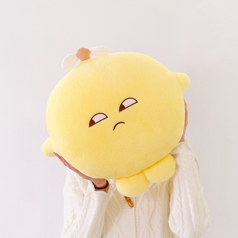 Creative Ins Internet Celebrity Lemon Jun Plush Lanzado Cartón de juguete Lindo Toy de lujo Niños para dormir Dormir Sofá Cuschion Girl Soft Almoh