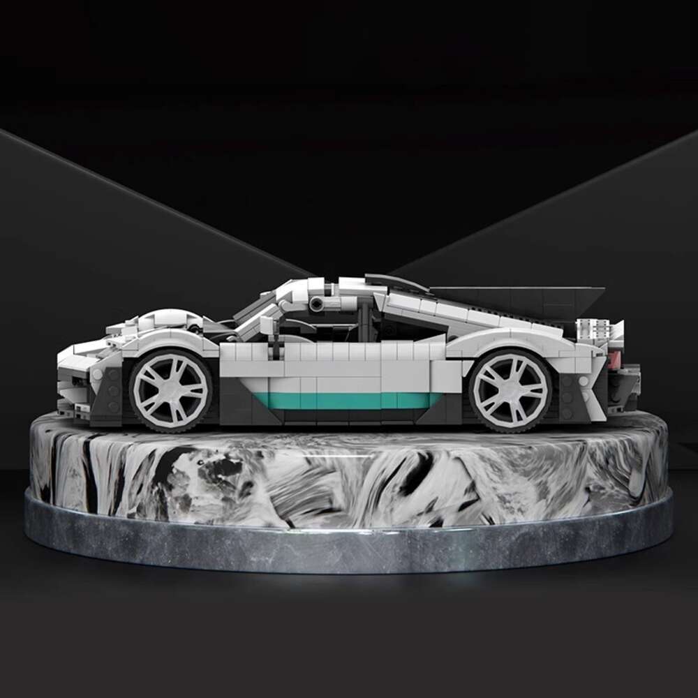 Spielzeug im Freien, kompatibel mit Lego Moc Car Model, Mercedes AMG One Modular Toy Set, Jungengeschenk