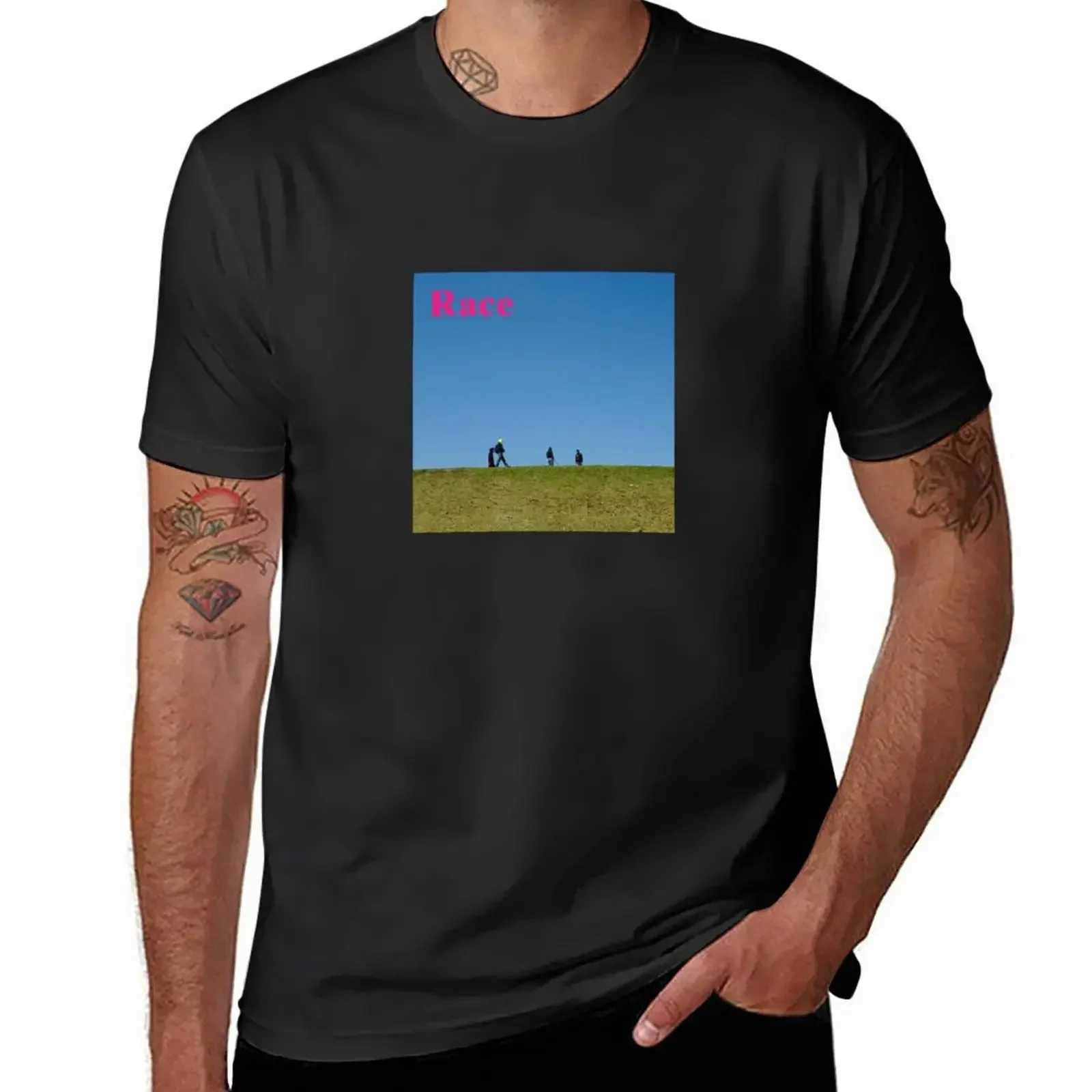 Camisetas masculinas Design personalizado de Alex G Race T-shirt para sua própria cor sólida Clothingl2403