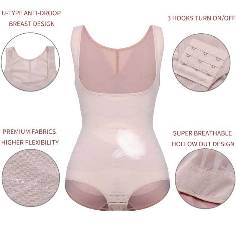 Shapers pour femmes Femmes Body Shaper Trainer Trainer déclin du ventre Contrôle Shaperwear Shapers Bremers Modèle Bodys Bodys Coryset Summer Y240429