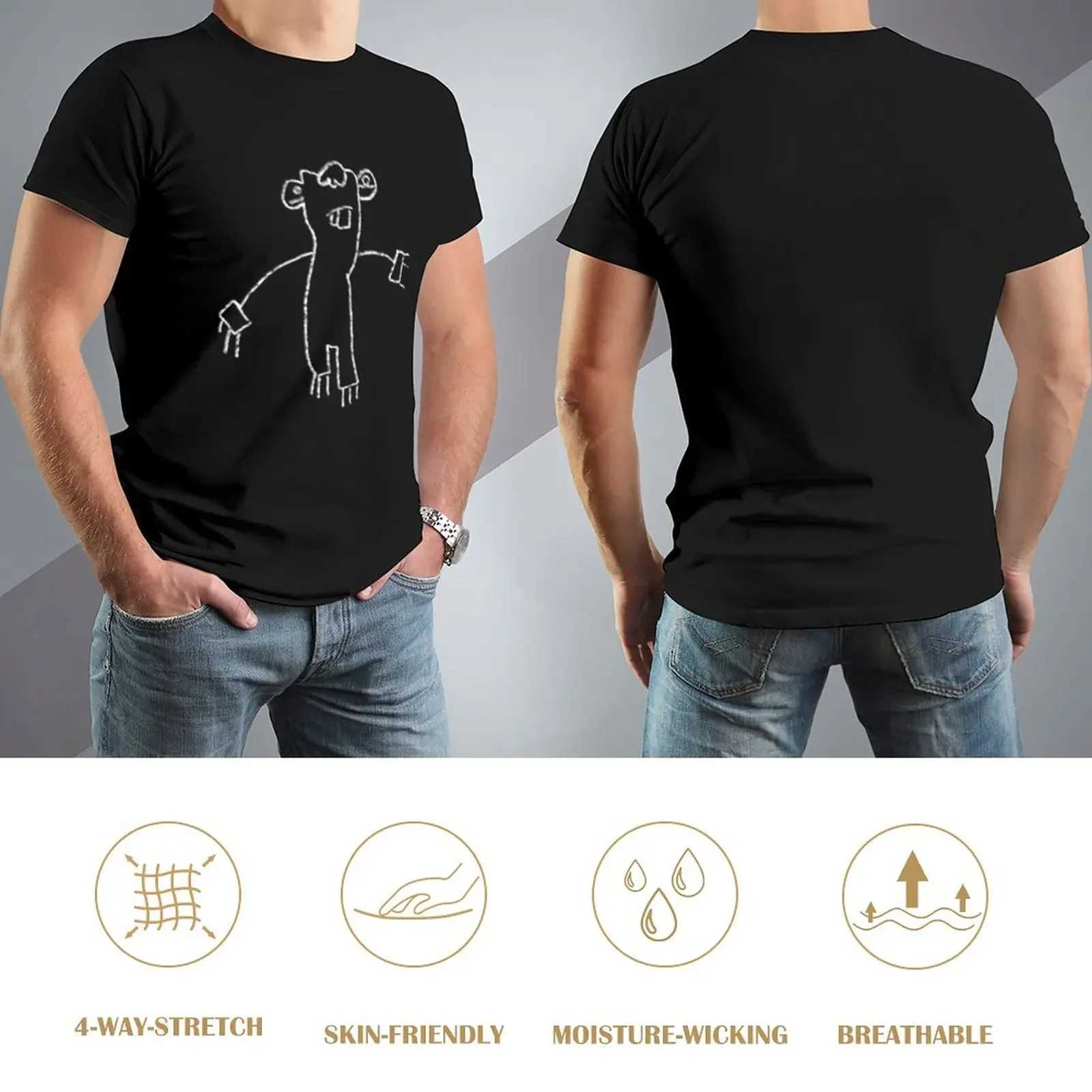 Herren-T-Shirts Eiszeit-Sid Cave Drawing T-Shirt Customized T-Shirt Fun T-Shirt Sportlüfter T-Shirt Herren Farbig T-Shirtl2405