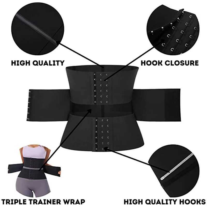 Kvinnors shapers midjetränare Belly Bands Women Tummy Control Slimmer Midje Cinchers Miss Moly Compression Weight Loss Workout Fitness Corset Y240429