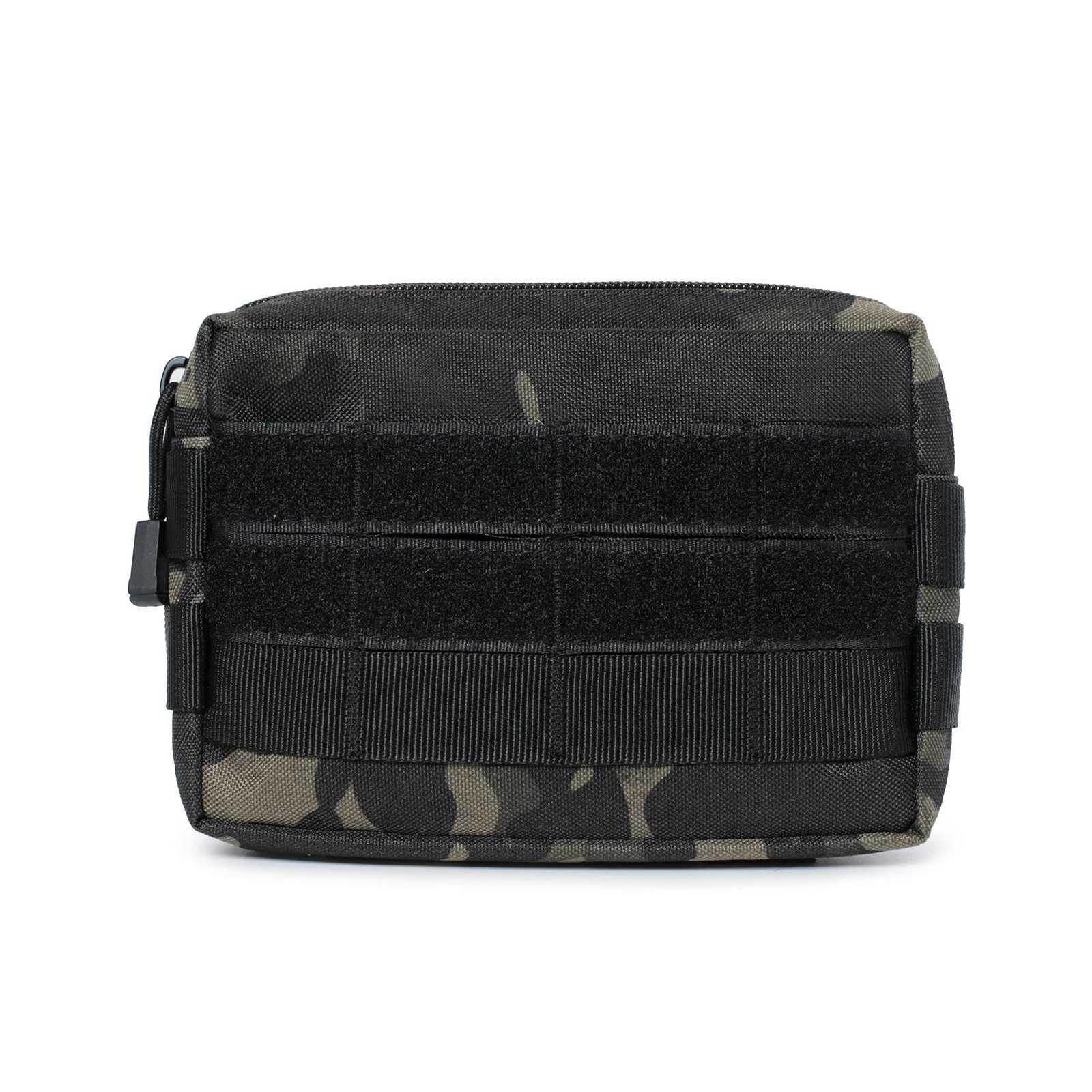 Tool Bag Military Molle EDC Tool Pouch Tactical Waist Pack Medical First Aid Bag Phone Holder Outdoor Camping Hunting Accessories Bags