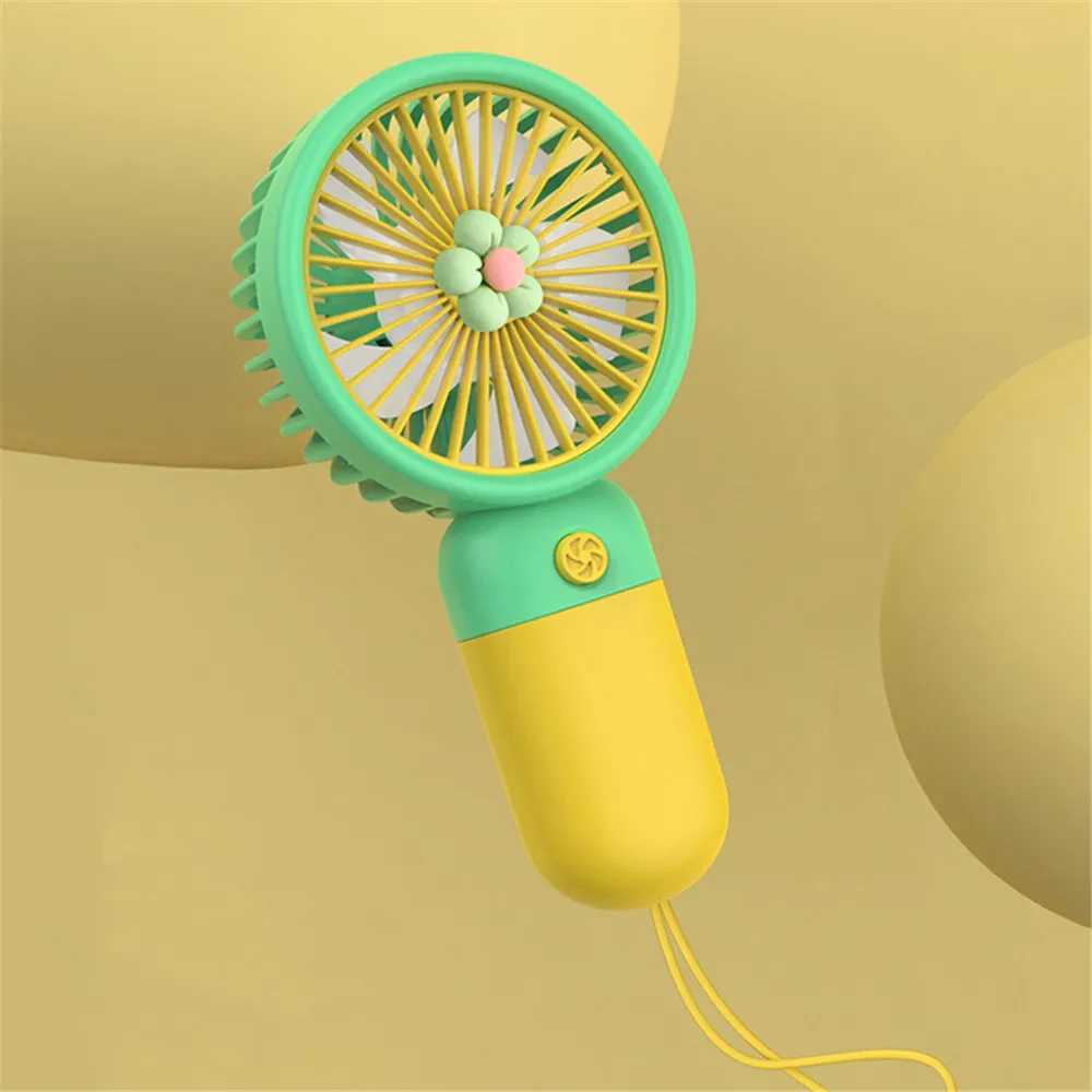 Wentylatory elektryczne Mini Portable Fan Handheld USB Fan Fan Air Cooler Outdoor Travel Hand Fan wentylacyjny dla kobiet Kids D240429