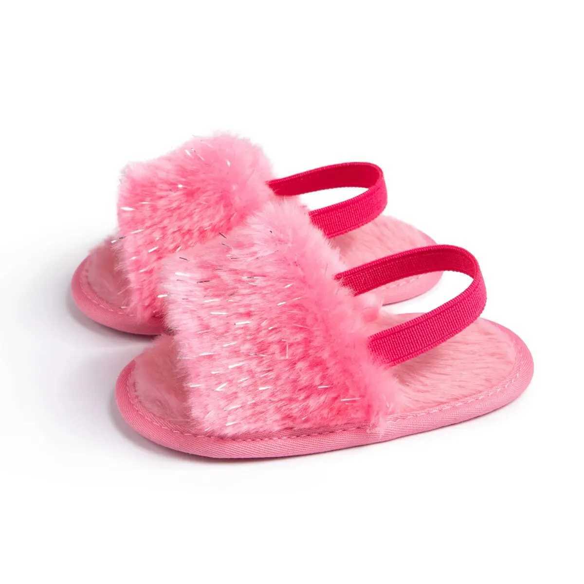 Sandales meccior bébé garçons et filles sandales chaussures de bébé moelleuses néonatal coton doux anti-glissement