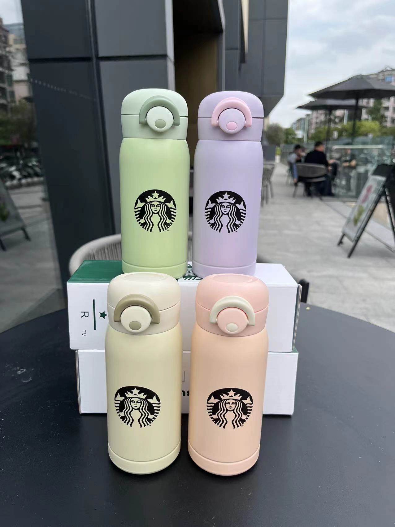 Starbucks Thermos Cup 304 en acier inoxydable à vide à vide Bouteille d'eau 350 ml