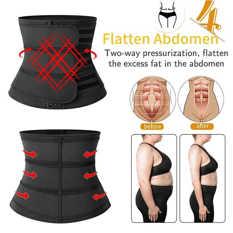 Kvinnors shapers kvinnor midja tariner bälten kropp shaper formade bågar mage kontroll shapers bantar svett fett brinnande postpartum mantel bälte y240429