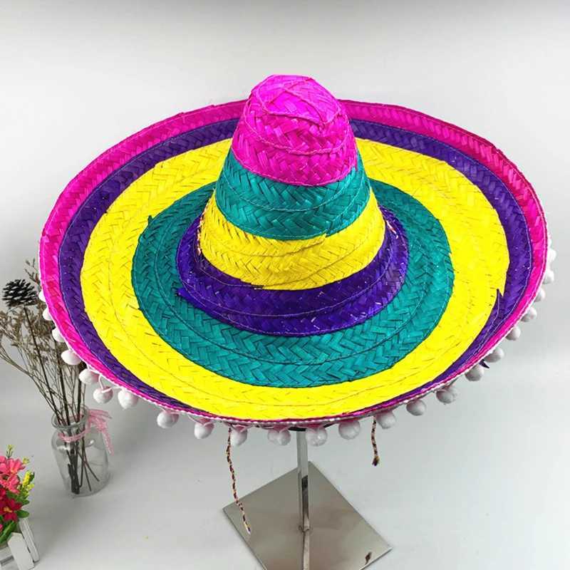 Шляпа шляпы с широкими краями ковша шляпы 1 мексиканские цвета