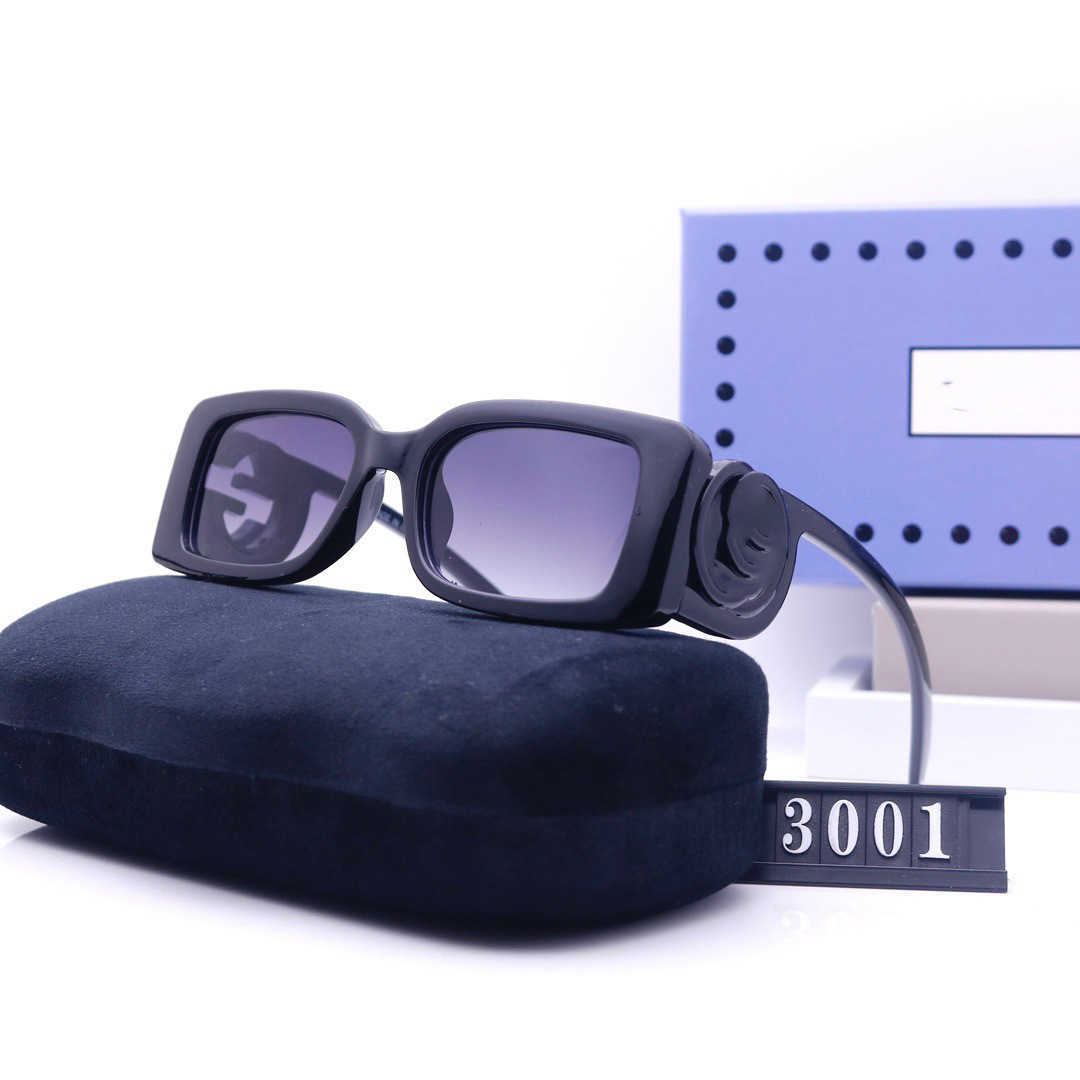 Lunettes de soleil de créateurs nouvelles lunettes de soleil à l'étranger pour hommes et femmes photographies de rue Lunettes de soleil classiques verres de mode de voyage 3001