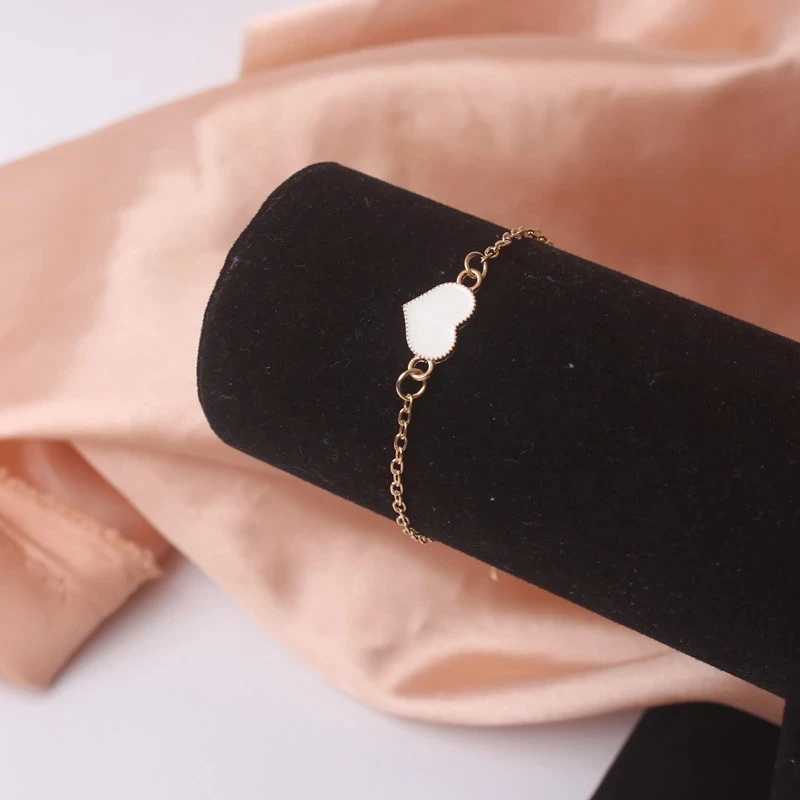 Cadeia Cadeia coreana Charms Bracelets For Women 2024 Moda Oil de esmalte Love Bracelet Bangele