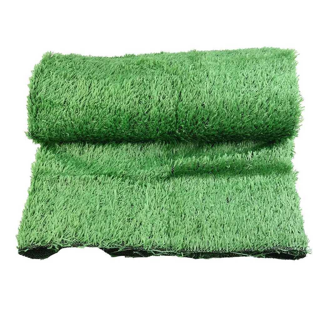 Pflanzer Töpfe künstlicher Gras Teppich 200 * 200 cm pp+pe umweltfreundliche grüne synthetische Garten Landschaft Rasenmatte Hausdekoration Q240429