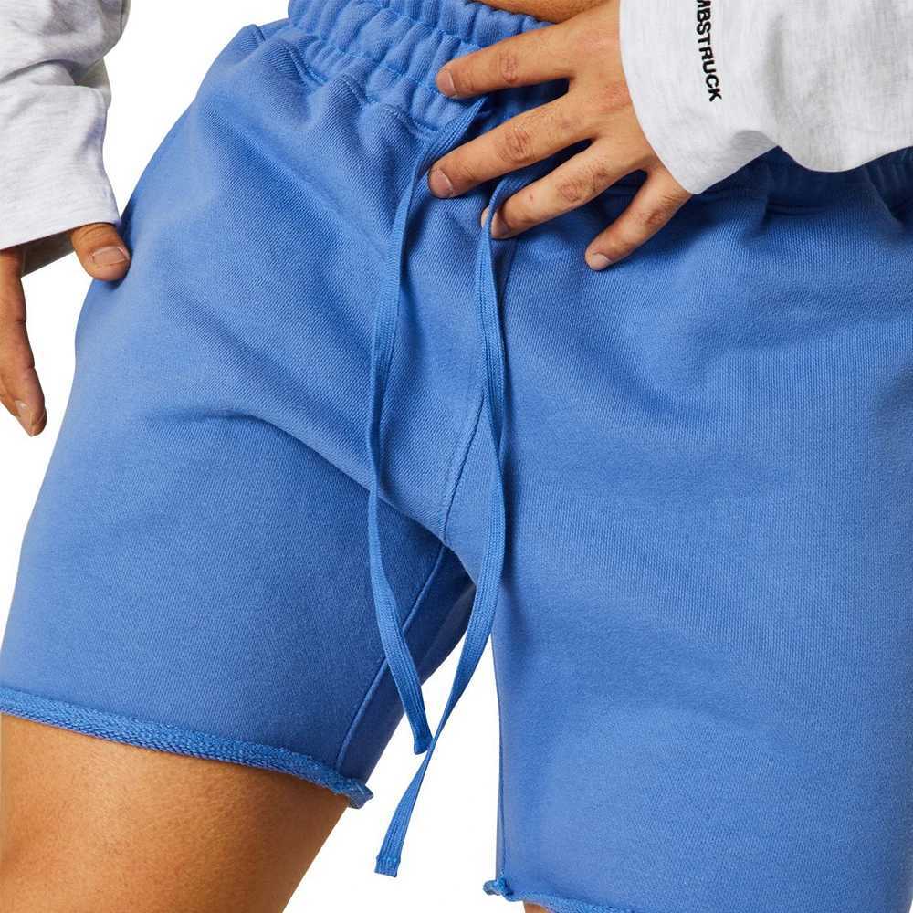 Men's Shorts Mens Workout Fitness Shorts Breathable Jogger Shorts Training Gyms Bodybuilding Quick Dry Leisure Running Deep Squat Shorts Blue J240429