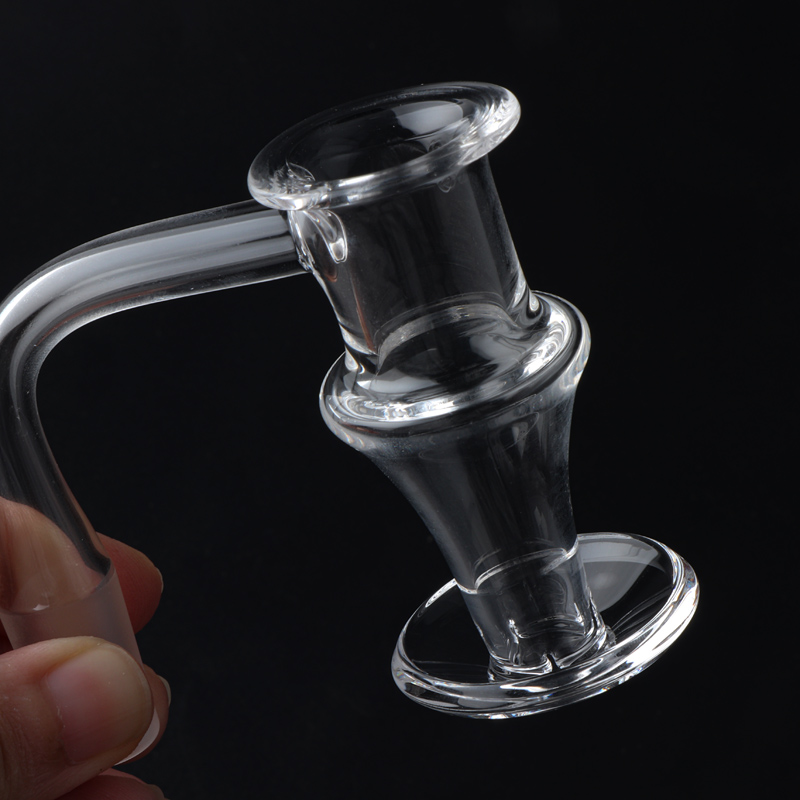 BERACKY Icke-full svetsa terp slurper kvarts banger naglar set, tjocklek 2,5 mm med terp pärlor mössa manliga kvinnliga frostade fogar, för glas bongs dab riggar