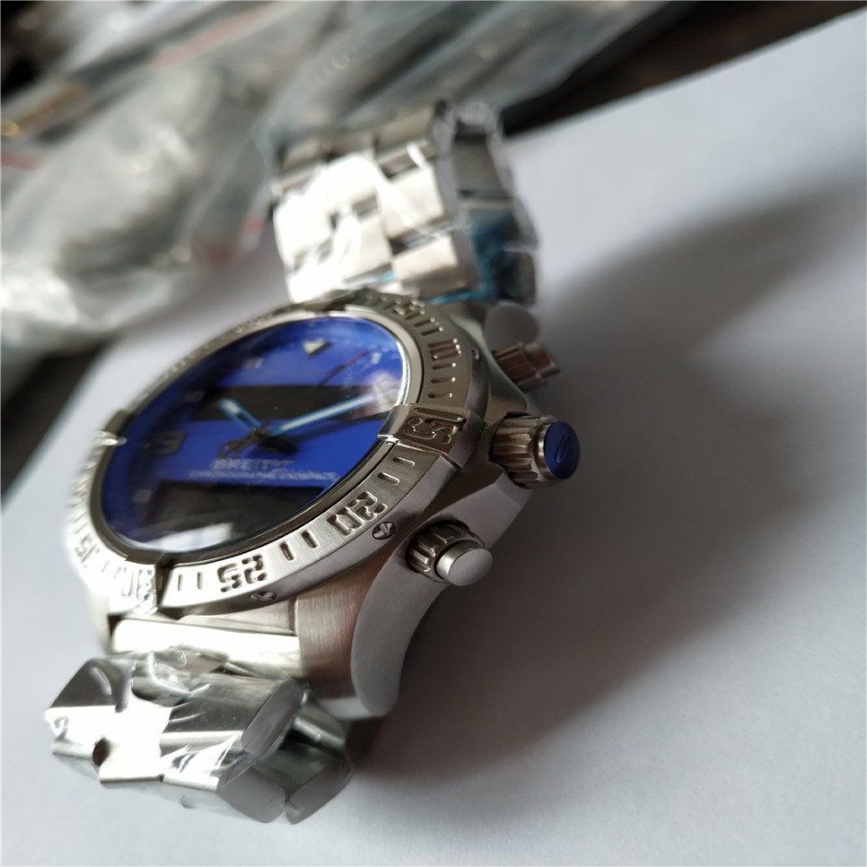 Top Quality Man Watch Steel Quartz Movement Luxury montre des montres en acier inoxydable.