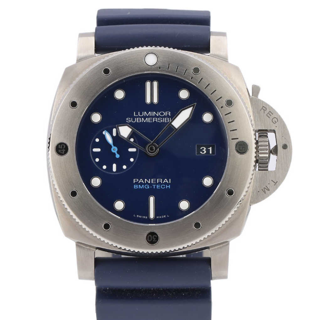 Fashion Luxury Penarrei Watch Designer Boxes Certificat 47 mm Plaque bleue de plongée