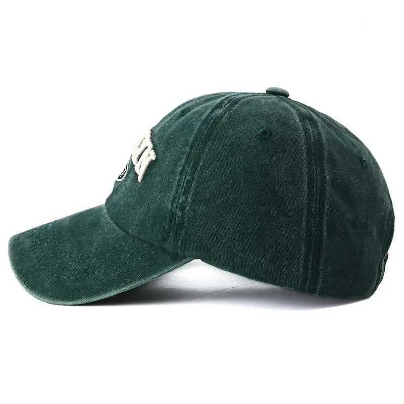 Capsini a sfera 2023 di alta qualità Brooklyn Cappello ricamato ricamato Vintage Verde Verde Baseball Baseball Gorilla Hombre Q240429