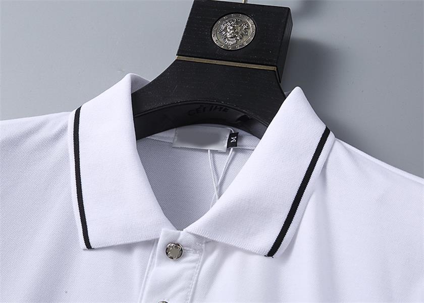 2024 High Quality Spring Luxury Italie Men T-shirt Designer Polo-Shirts High Street broderie Small Horse Crocodile Impression Vêtements pour hommes Brand Polo Taille