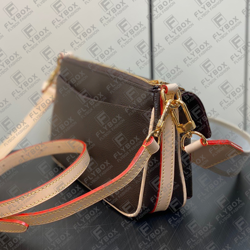 M46999 VIBE 가방 어깨 가방 크로스 바디 토트 핸드백 여성 패션 캐주얼 고급 디자이너 메신저 백 최고 품질 지갑 빠른 배달