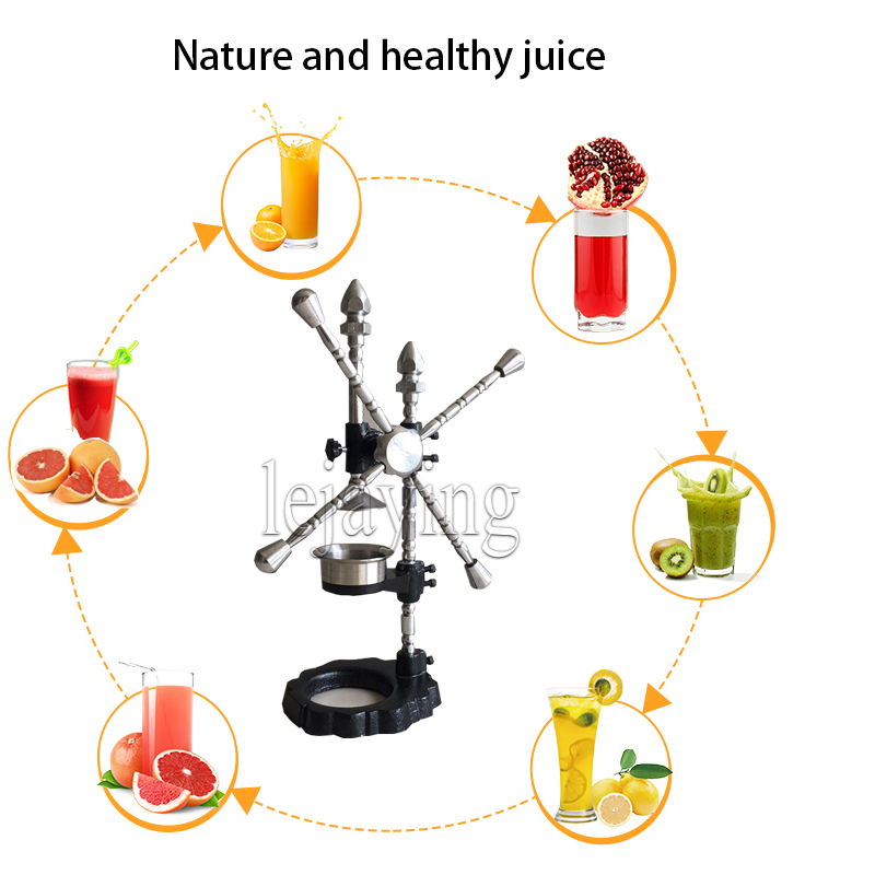 Pressione a mão Juicer Machine Professional Pomegranate Juicer Pressione Máquina Citrus Squeezer Máquina de aço inoxidável Limão Juicer