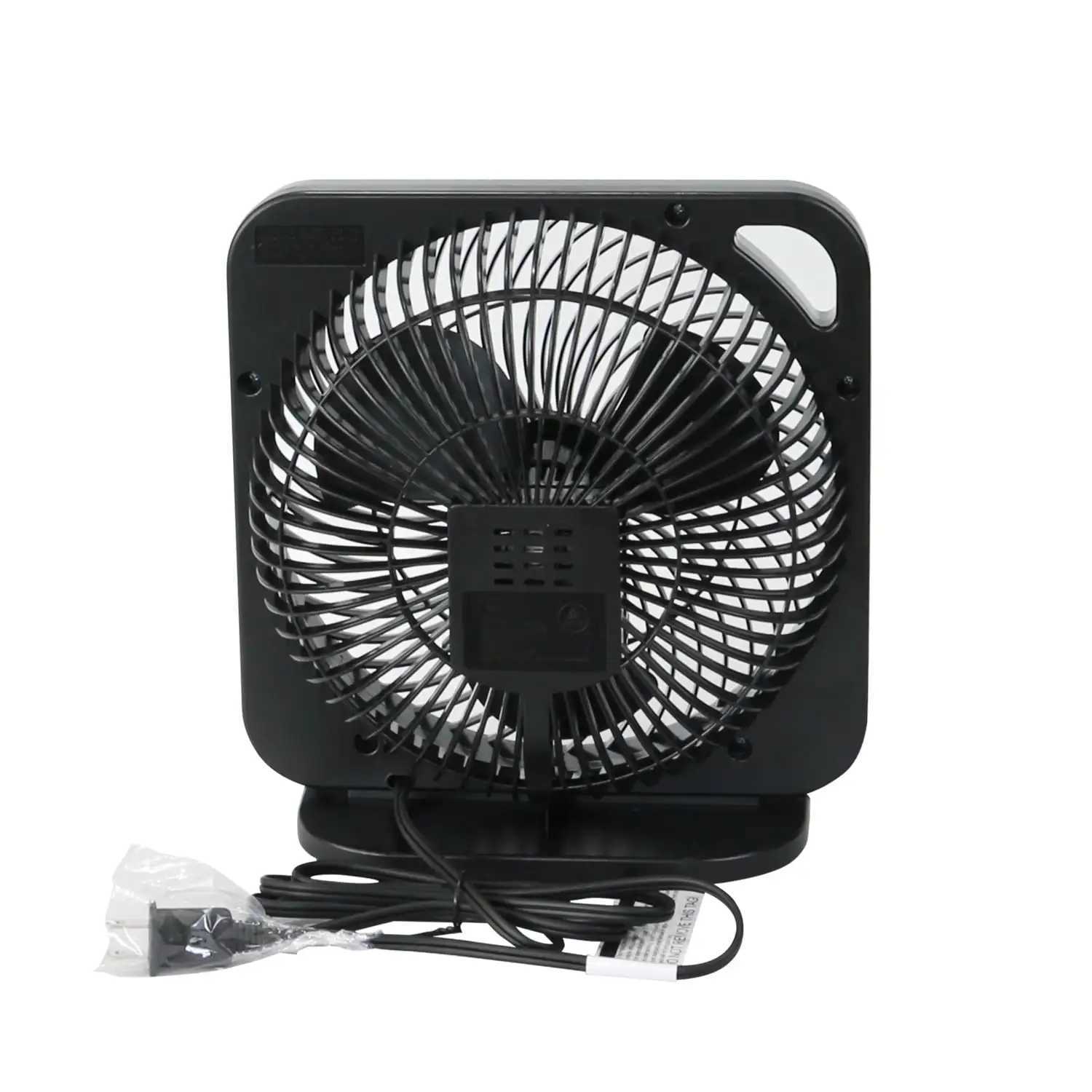 Fãs elétricos dos pilares Novo estilo Caixa de 9 polegadas Comforto interno Fan Electric CA Electric 3 velocidades preto d240429