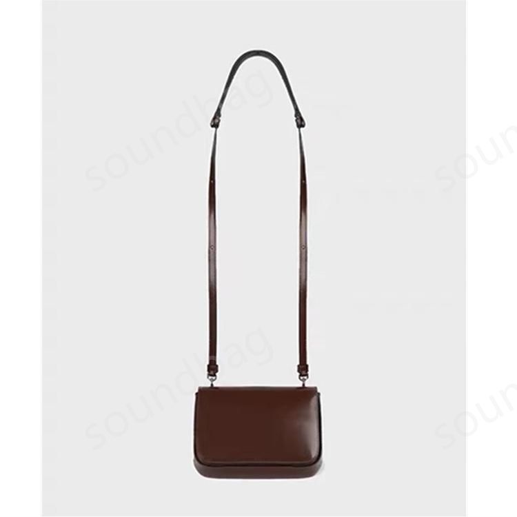 Mini-Umhängetasche aus Leder: Top-Grain-Rindsleder, Damen-Handytasche, Tofu-Form, geometrische, minimalistische Nischendesigner-Handytasche, Mini-Umhängetasche für Handy, Tofu-Tasche