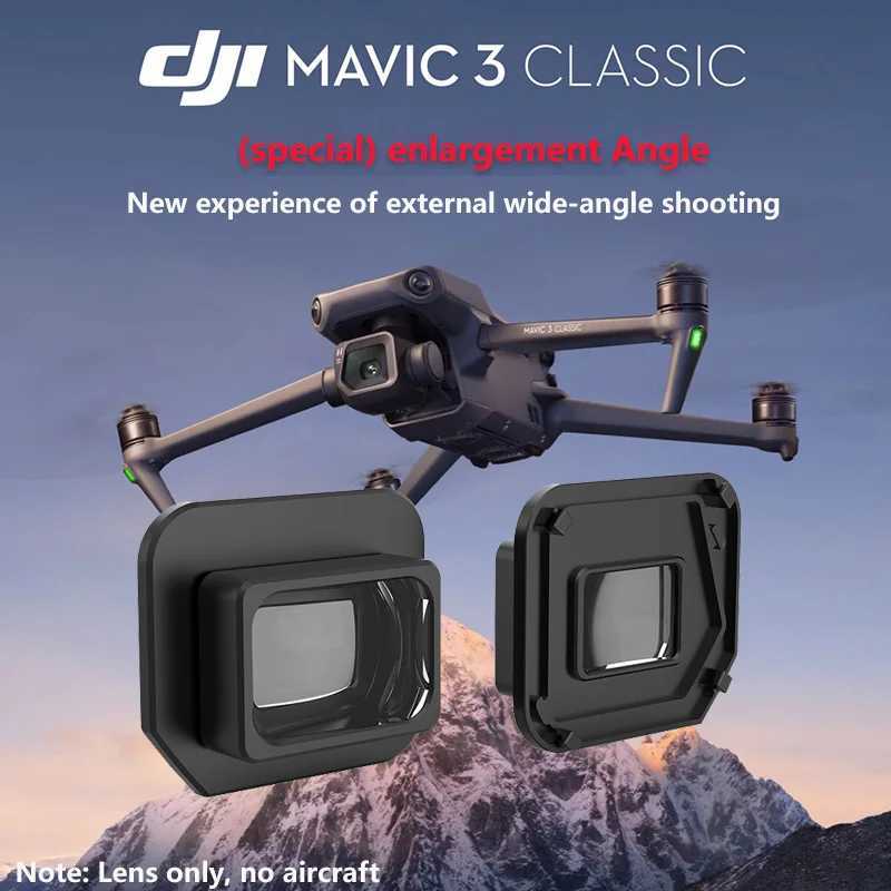 Drones DJI Mavic 3 Klasik Hava Dronları Geniş Açılı lens ve Film Kamera Lens Anamorfik Lens 1.15x Sinematik Geniş Ekran Lens DJI M YQ240201