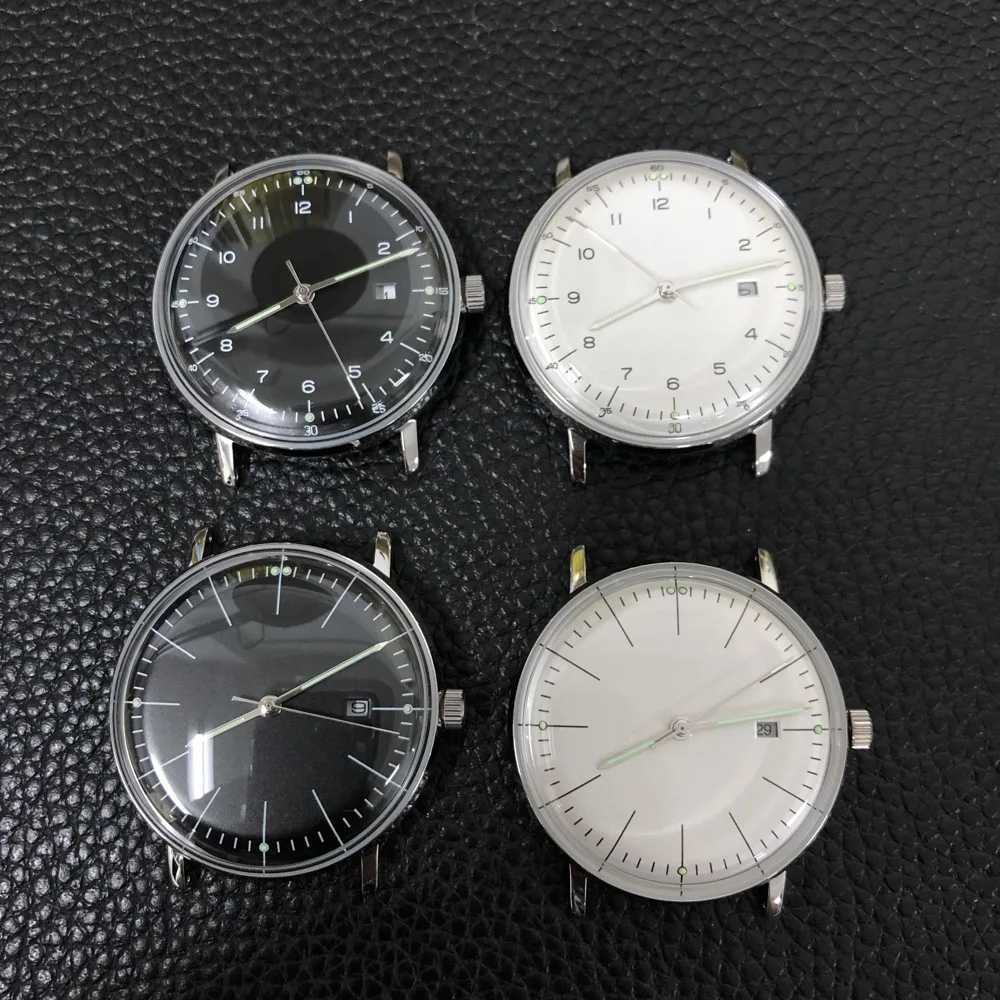 Inne zegarki Proste konstrukcje bąbelkowe stali nierdzewne lustro kwarcowe zegarek męski kalendarz wodoodporna sukienka zegarek Bezpośrednia wysyłka Maza J240131