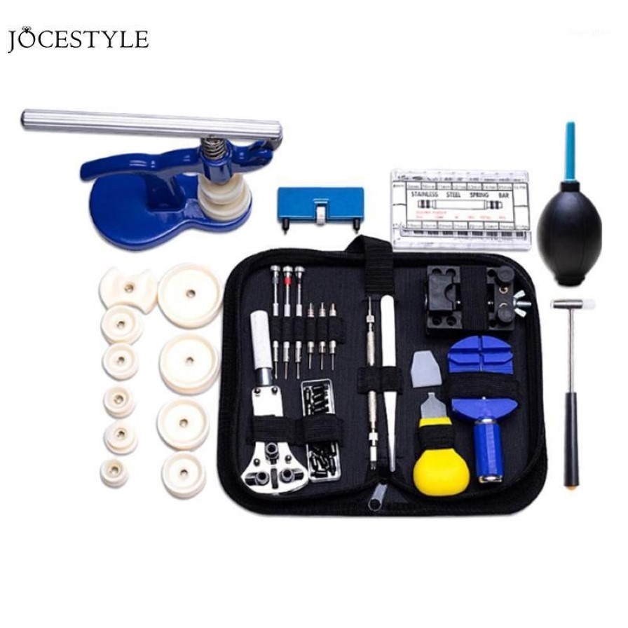 Kits d'outils de réparation 406 pièces, ensemble de boîtier de montre professionnel, Kit d'outils d'horloge de Table, ouvre-lien, dissolvant de goupille, Set1239u