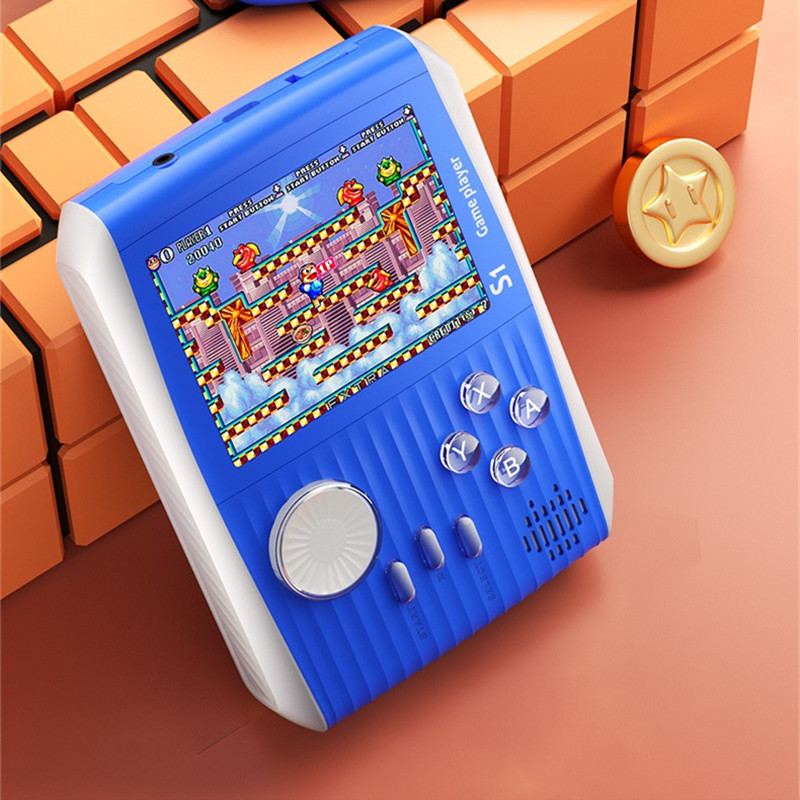 S1 Mini consoles de jeux vidéo portables intégrées à 666 jeux Joueurs de jeux portables rétro Console de jeu Hôte Cadeau d'anniversaire pour enfants et adultes DHL