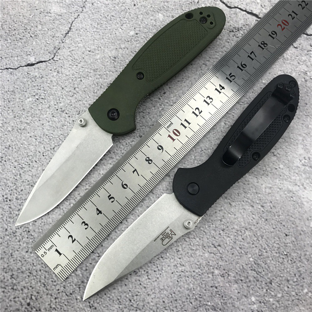 Hot Sale BM 556 Griptilian Outdoor Folding Knife Satin Blade Nylon Glass Fiber Handle Camping Tactical Hunting Pocket EDC 940 551 15535 535 533 3300 Tools
